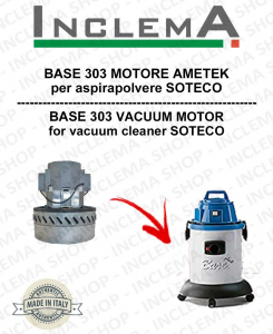 BASE 303 Vacuum Motor Amatek for vacuum cleaner SOTECO