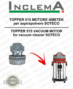 TOPPER 515 motor de aspiración AMETEK  para aspiradora SOTECO