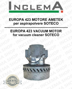 EUROPA 423 motor de aspiración AMETEK  para aspiradora SOTECO