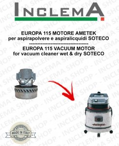 EUROPA 115 Vacuum Motor Ametek for vacuum cleaner SOTECO-2