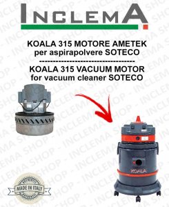 KOALA 315 motor de aspiración AMETEK para aspiradora SOTECO-2
