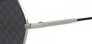Bottega Veneta - Occhiale da Sole Donna, Silver/Black Shaded  BV0201S-001  C60