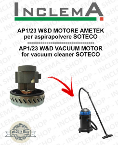 AP1/23 W&D Ametek Saugmotor für Staubsauger SOTECO