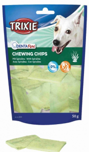 Chips da masticare con Spirulina per cani