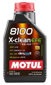 MOTUL 8100 X-CLEAN EFE 5W30 1L Acea C2/C3 Olio motore autoveicoli 109470