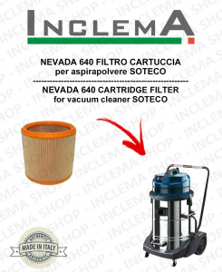 NEVADA 640 Cartridge Filter for Vacuum cleaner SOTECO