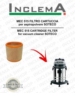 MEC 515 Cartridge Filter for Vacuum cleaner SOTECO
