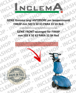 GENIE Front Squeegee Rubber for scrubber dryer FIMAP
