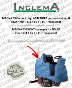 MAGNA 83 Front Squeegee Rubber for scrubber dryer FIMAP