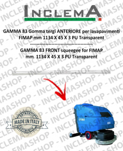 GAMMA 83 Vorne Sauglippen für Scheuersaugmaschinen FIMAP