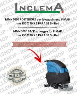 MMx 500E goma de secado trasero para fregadora FIMAP (From s/n 211014837)