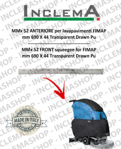 MMx 52 Gomma tergi avant pour Autolaveuse FIMAP (From s/n 211014837)