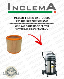 MEC 440 Cartridge Filter for Vacuum cleaner SOTECO