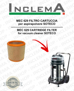 MEC 629 Cartridge Filter for Vacuum cleaner SOTECO
