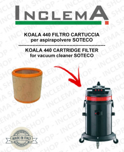 KOALA 440 Cartridge Filter for Vacuum cleaner SOTECO