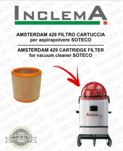 AMSTERDAM 429 Cartridge Filter for  vacuum cleaner SOTECO