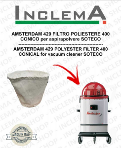 AMSTERDAM 429 polyester filter 440 conical for vacuum cleaner SOTECO