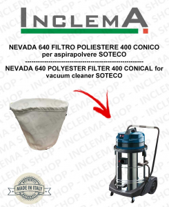 NEVADA 640 polyester filter 440 conical for vacuum cleaner SOTECO