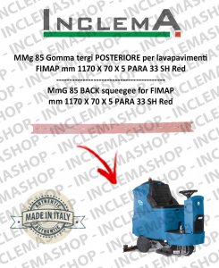 MMg 85 goma de secado trasero para fregadora FIMAP