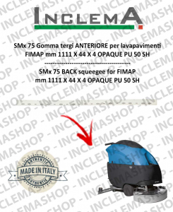 SMx 75 Front Squeegee Rubber for scrubber dryer FIMAP
