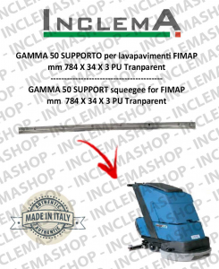 GAMMA 50 Unterstützung Sauglippen für Scheuersaugmaschinen FIMAP