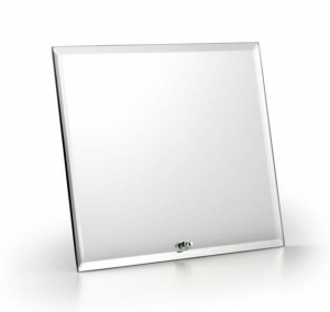 Specchio rettangolare con supporto orizzontale