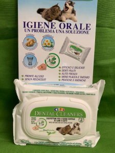 DENTAL CLEANERS salvietine per l'igiene dentale cane e gatto