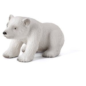 Statuina Animal Planet Cucciolo di Orso Polare seduto
