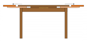 Tavolo allungabile  in stile classico 180-280 cm