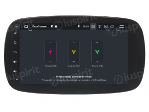 ANDROID 10 autoradio navigatore per Smart Fortwo W453 Smart ForFour 2014 - 2020 GPS WI-FI Bluetooth MirrorLink