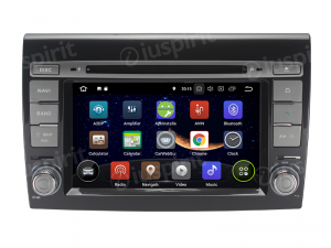 ANDROID autoradio 2 DIN navigatore per Fiat Bravo 2007 - 2014 GPS DVD WI-FI Bluetooth MirrorLink