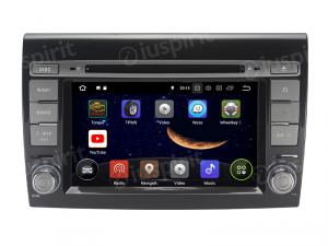 ANDROID autoradio 2 DIN navigatore per Fiat Bravo 2007 - 2014 GPS DVD WI-FI Bluetooth MirrorLink