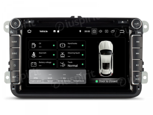 ANDROID 10 autoradio 2 DIN navigatore per VW Golf 6, Golf 5, Passat, Tiguan, Jetta, Polo, Touran, Caddy, Scirocco GPS DVD WI-FI Bluetooth MirrorLink