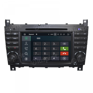 ANDROID 10 autoradio 2 DIN navigatore per Mercedes classe C W203, C220, C230, C240, C280, classe CLK W209, CLK200, CLK220, CLK 240, Mercedes classe CLC W203, W467, A209, W219 GPS DVD WI-FI Bluetooth MirrorLink