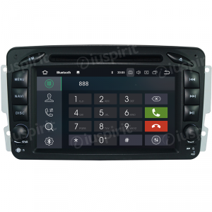 ANDROID autoradio 2 DIN navigatore per Mercedes classe C W203 classe CLK W209 classe A W168 classe G W463 classe E W210 Vito Viano GPS DVD WI-FI Bluetooth CarPlay