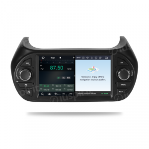 ANDROID 10 autoradio navigatore per Fiat Fiorino, Fiat Qubo, Citroen Nemo, Peugeot Bipper 2008-2015 GPS DVD WI-FI Bluetooth MirrorLink