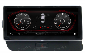 ANDROID 10.25 pollici navigatore per Audi Q5 2009-2017 GPS WI-FI Bluetooth MirrorLink 2GB RAM 32GB ROM 4G LTE