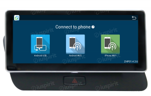 ANDROID monitor 10.25 navigatore per Audi Q5 2009-2017 MMI 3G GPS WI-FI Bluetooth MirrorLink 2GB RAM 32GB ROM 4G LTE