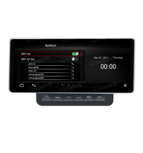 ANDROID 10.25 pollici navigatore per Audi Q7 2010-2015 GPS WI-FI Bluetooth MirrorLink 2GB RAM 32GB ROM 4G LTE