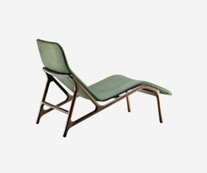 Chaise longue in legno Marshall