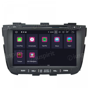 ANDROID autoradio 2 DIN navigatore per Kia Sorento 2013-2014 GPS DVD WI-FI Bluetooth MirrorLink