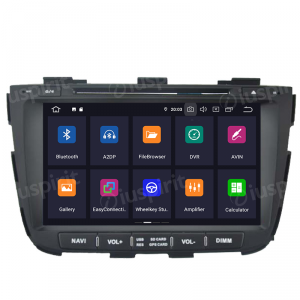 ANDROID 10 autoradio 2 DIN navigatore per Kia Sorento 2013-2014 GPS DVD WI-FI Bluetooth MirrorLink