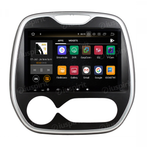 ANDROID autoradio navigatore per Renault Captur, Renault Clio, Samsung QM3 AUTOMATICO UN/C 2011-2016 GPS WI-FI Bluetooth MirrorLink