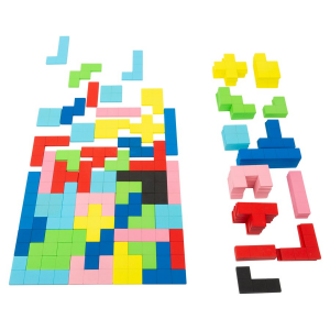 Puzzle in legno Tetris
