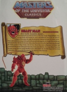Masters of the Universe Classics: BEAST MAN (Red) by Mattel