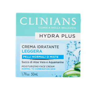 Clinians Crema Idratante Viso Leggera Hydra Plus pelli normali o miste 50 ml