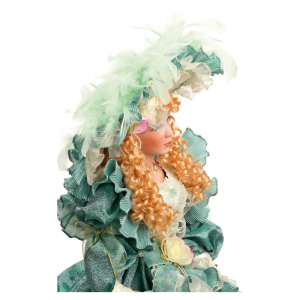 Bambola stile barocco Caterina con mani e testa in porcellana