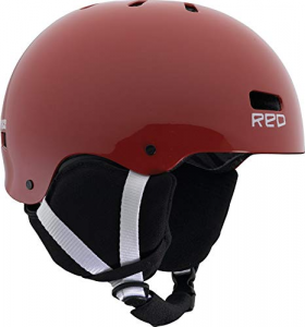Casco Snowboard Red Protection Burton Trace II
