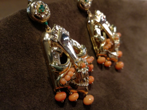 Orecchini pendenti in Oro 18kt stile Napoletano