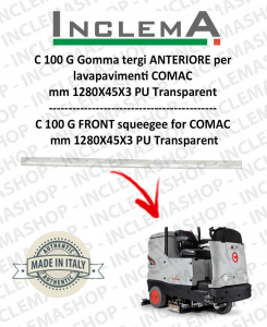 C 100 G Gomma tergi ANTERIORE per lavapavimenti COMAC